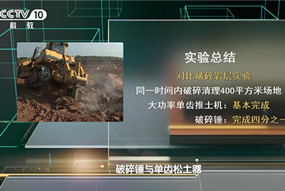 永利集团SD90大马力推土机再次强势上岸中央电视台科教频道
