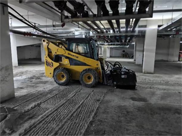 智控提效，，，，精准施工丨SSL75V-M滑移装载机高效助力天津高端住宅项目施工-装载机-永利集团股份