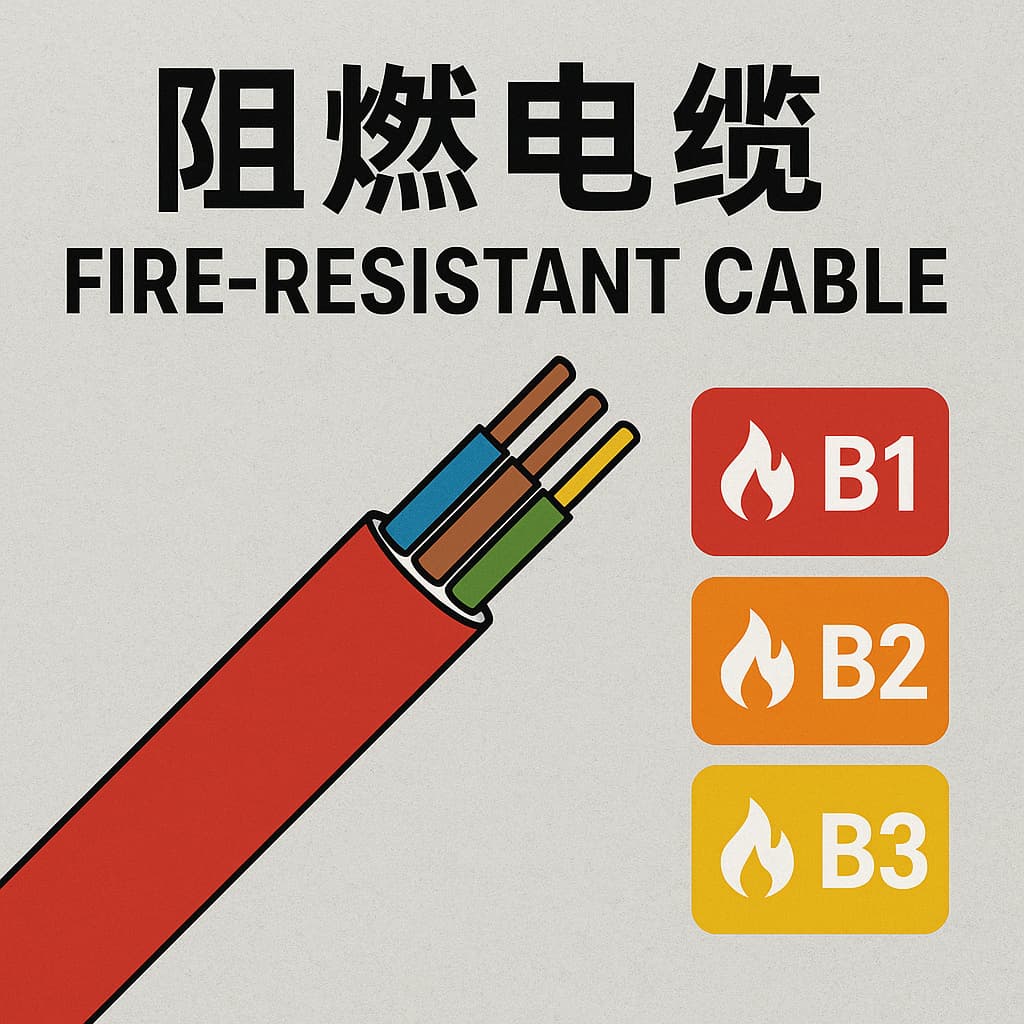 什么是阻燃电缆？B1、B2、B3级的区别你相识吗？