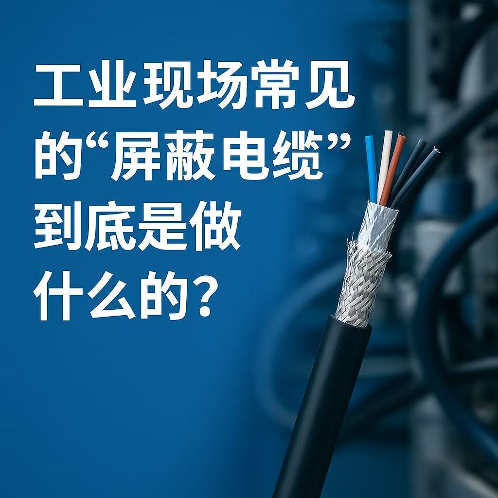 工业现场常见的“屏蔽电缆”到底是做什么的？