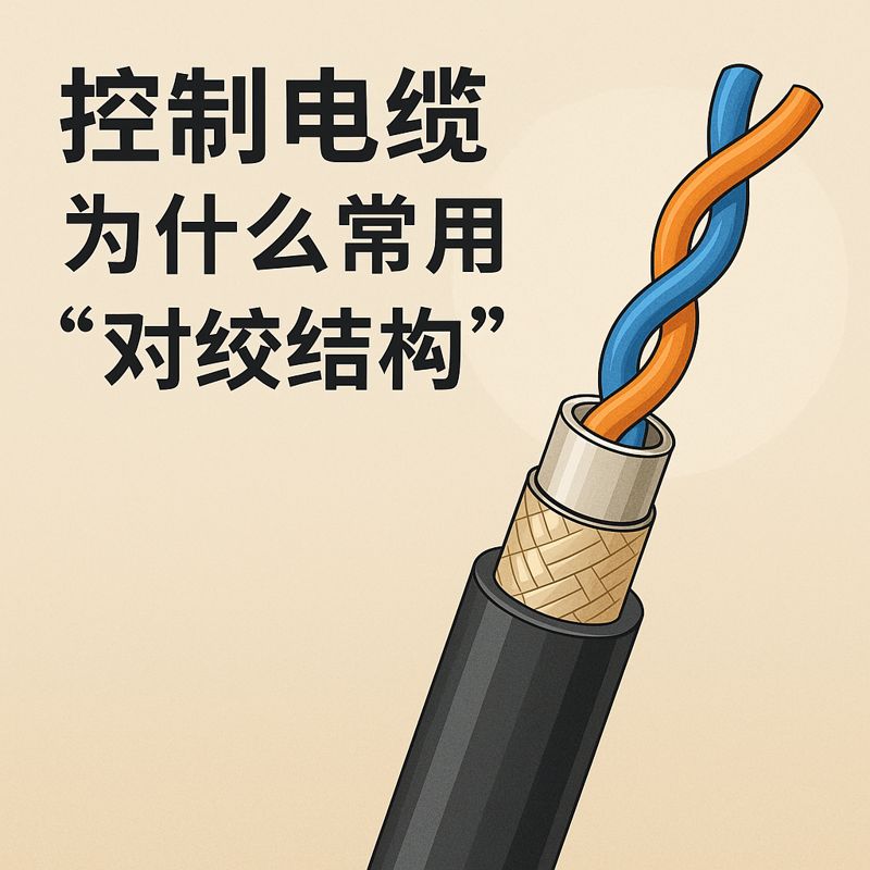 节造电缆为什么常用“对绞结构”？